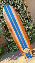 4FT. SURFBOARD 4-2 SURF WALL ART Hawaiian beach decor Wood Longboard Sun