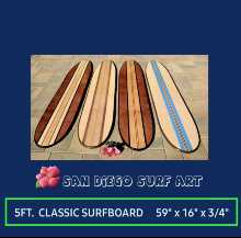 5FT. CLASSIC CUSTOM SURFBOARD